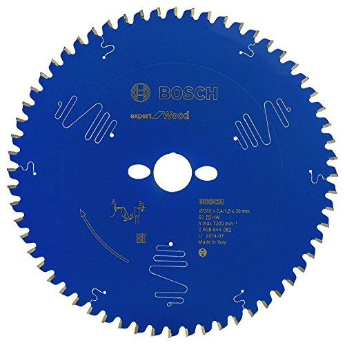 Bosch Professional Kreissägeblatt Expert for Wood, 260 x 30 x 2,4/1,8 mm, 60 Zähne, für Holzbearbeitung