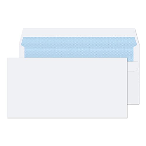 Produktbild: blake everyday briefumschläge selbstklebend weiß dl 110 x 220 mm 500 stück