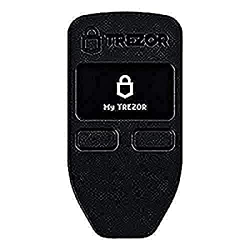 Produktbild: trezor model one hardware-wallet für kryptowährungen schwarz, weiß