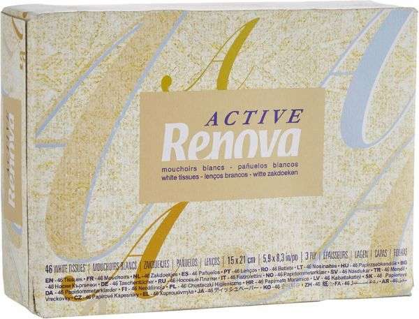 renova active mini taschentücher 46er pack für 3,20 euro statt 4 euro