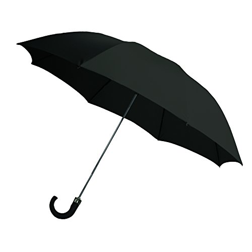 Entdecken Sie den praktischen Rainbrella Regenschirm: 2-fach faltbar, automatisch und stilvoll in Schwarz. Mit Aufbewahrungshülle und robustem Kunststoffhakengriff für höchsten Komfort.