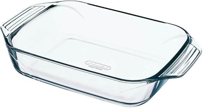 pyrex bräter rechteckig glas transparent 27 x 17 cm