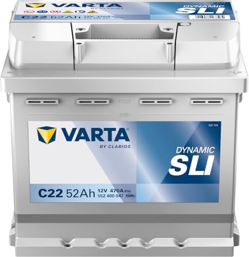 varta starterbatterie 5524000473132 für autos, 12v, 60ah