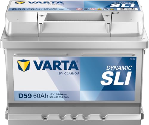 Produktbild: varta d59 autobatterie 12v 60 ah 540 a blue dynamic ni-cd