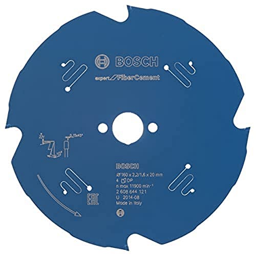 bosch professional kreissägeblatt faserzement 160x20x2,2 mm 4 zähne