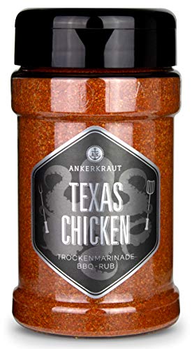 Ankerkraut Texas Chicken BBQ rub Gewürzmischung für chicken wings und pulled chicken 230 g