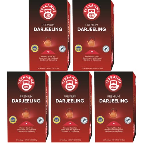 Darjeeling Tee 5er Pack (5 x 20 Teebeutel), 5 x 35 g
