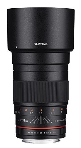 samyang 135 mm f/2.0 ed umc objektiv für canon ef digitale slr kameratas