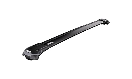 thule wingbar 9581b set mit 2 stangen, für lastenträger, schwarz