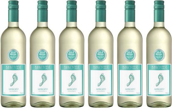 barefoot moscato wein 6er pack süß 0,75l für 28,74 statt 36