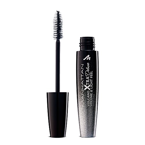 manhattan volano xtra deluxe mascara, voluminöse wimperntusche, deep black 10ml