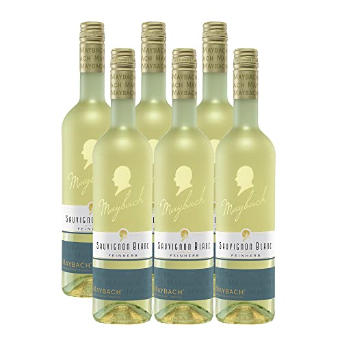 maybach sauvignon blanc feinherb wein 6 x 0,75 l