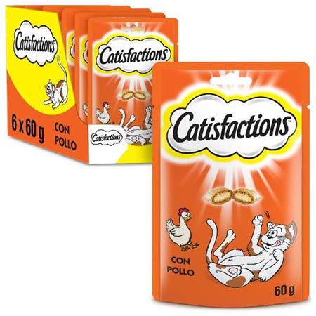 catisfaction katzensnacks huhn 6er pack für katzen, 4,83 euro (statt 7 euro)