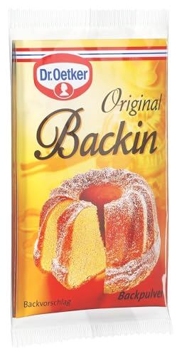 Dr. Oetker Backpulver Original Backin, 10 x 16 g Packungen