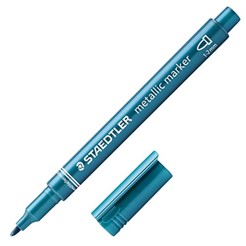 staedtler metallic marker blau 10 stück kartonetui 8323-373
