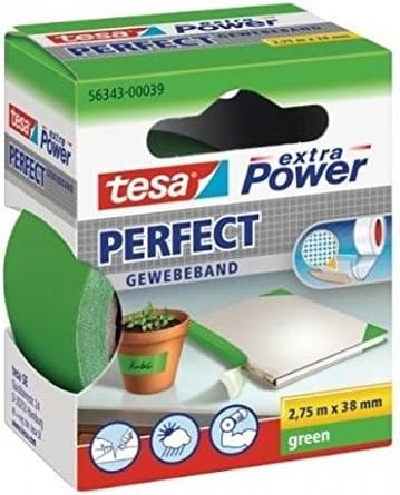tesa gewebeklebeband extra power 2,75 m x 38 mm grün