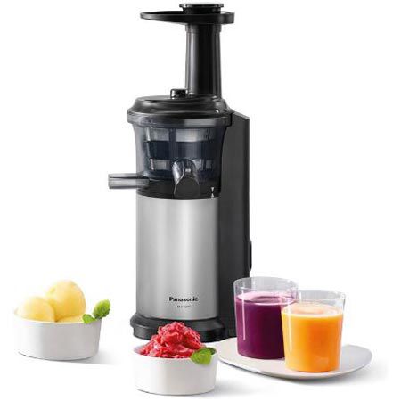 panasonic mj-l500s slow juicer 2 einsätze für 149,99 euro statt 170 euro