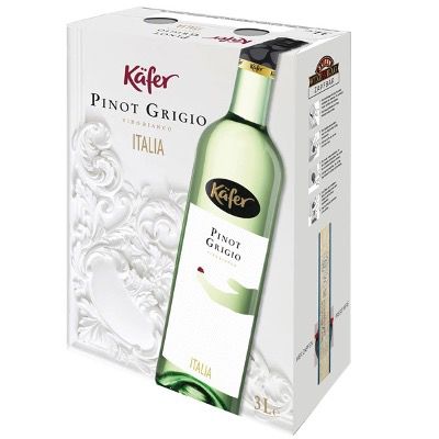 käfer pinot grigio trocken 3,0 liter bag-in-a-box 6,63 euro statt 17 euro