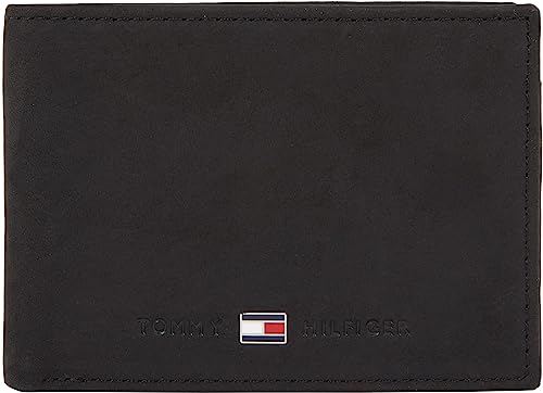 tommy hilfiger geldbörse johnson mini cc flap coin pocket herren schwarz