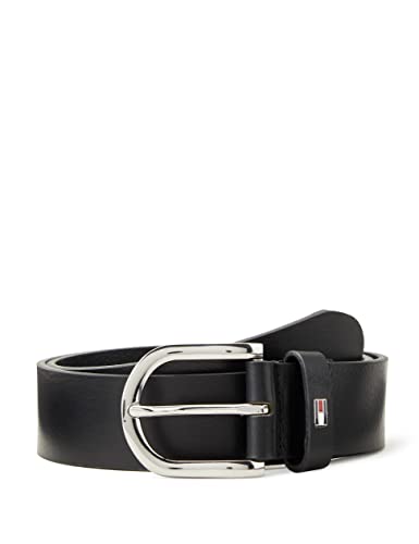 Tommy Hilfiger damen gürtel new danny belt schwarz masters black 75 cm