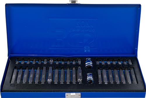 bgs kombi-bit-satz 40-teilig im metallkoffer für schraubarbeiten