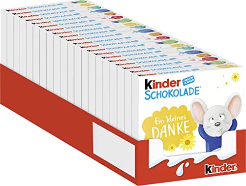 kinder schokolade 20 x 50 g - leckere schokoladenriegel für kinder