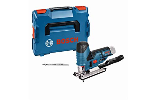 bosch 12v akku stichsäge gst 12v-70, schnitttiefe 70mm, inkl. 2 sägeblätter, l-boxx