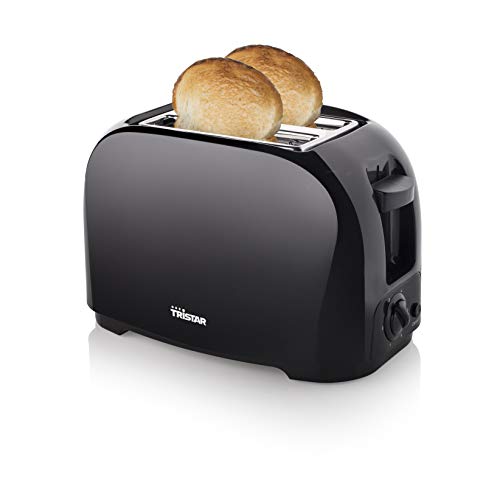 tristar toaster br-1025, 6 bräunungsstufen, brötchenaufsatz, herausnehmbares krümelfach