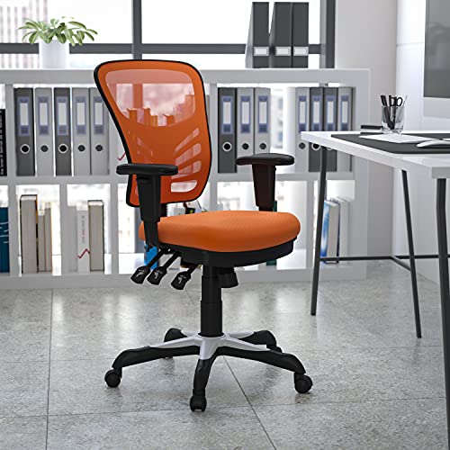 flash furniture bürostuhl orange metall 69 x 65 x 112 cm