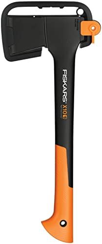 Fiskars Universalaxt X10-S, 44 cm, glasfaserverstärkter Kunststoff-Stiel, Schwarz