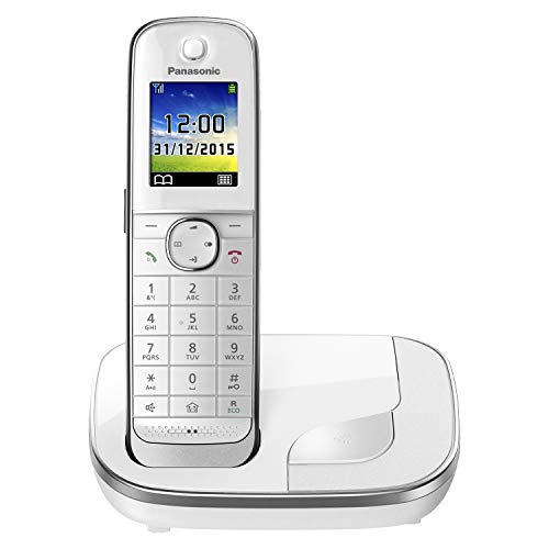 Produktbild: panasonic schnurloses telefon kx-tgj310gw mit dect basis, weiß