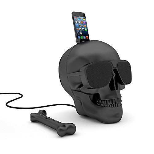jarre aeroskull hd+ bluetooth lautsprecher 120w rms 2.1 schwarz matt mit iphone dock