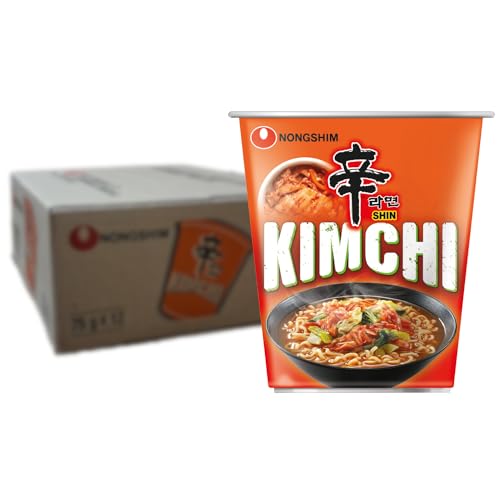 nong shim kimchi ramen instantnudeln 12er vorteilspack 75g schnelle zubereitung