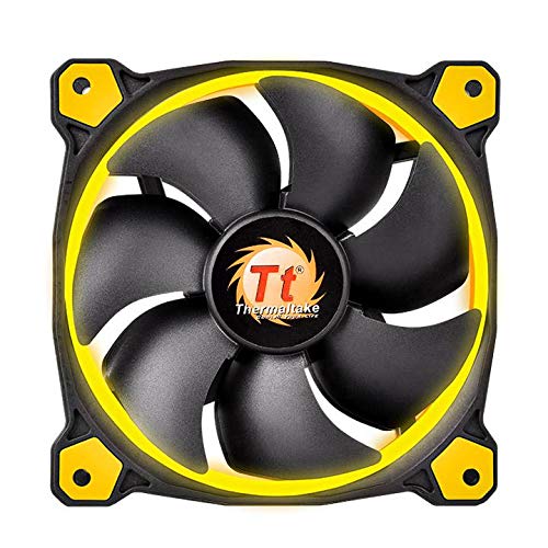 Thermaltake Riing 14 LED Gehäuselüfter gelb für PC