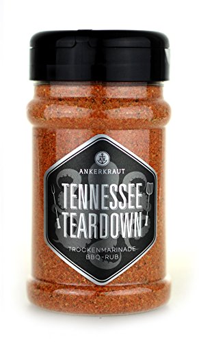 anker kraut tennessee teardown BBQ rub, grillgewürz memphis style, 200 g