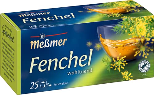 meßmer fenchel tee teebeutel 75g vegan glutenfrei laktosefrei