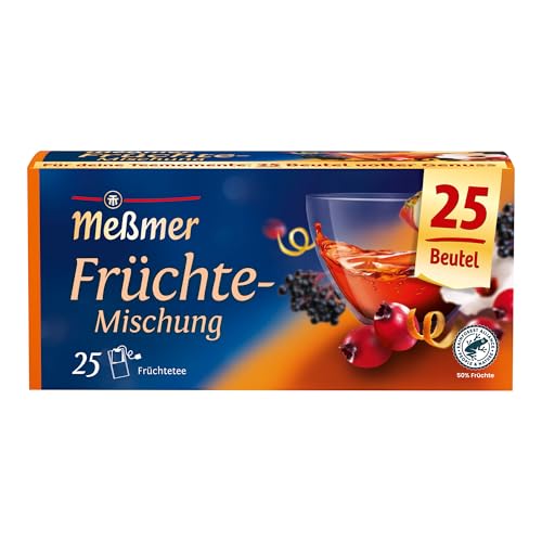 meßmer tee früchte-mischung 25 teebeutel, pfefferminze 25 teebeutel