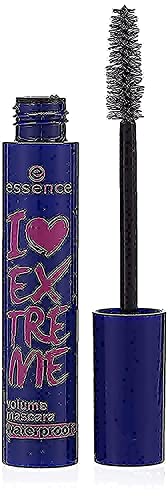 essence I love extreme volume mascara waterproof, schwarz, vegan, langanhaltend, 12ml