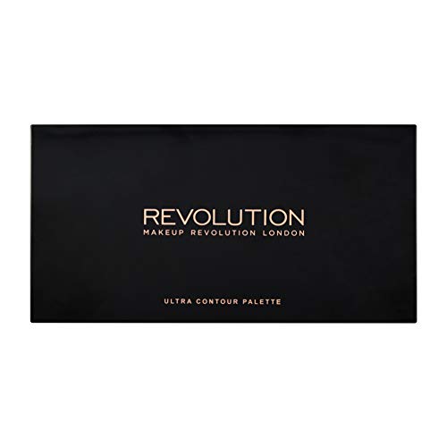 makeup revolution ultra contour palette mit highlightern und contour shades, vegan, 13g