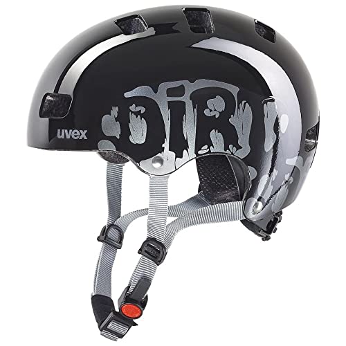 uvex kid 3 fahrradhelm kinder 55-58 cm individuell einstellbar belüftung dirtbike black