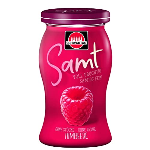 Schwartau Samt Himbeere, Fruchtaufstrich ohne Stücke und Kerne, 270g