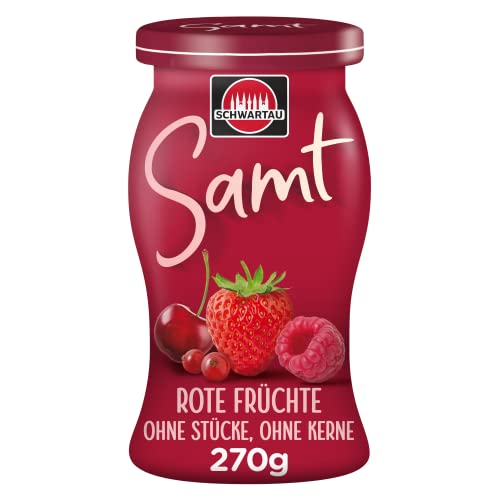 schwartau samt rote früchte fruchtaufstrich ohne stücke und kerne 270g