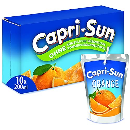 Capri-Sun Orange, 10 x 200 ml Getränketrinkpäckchen