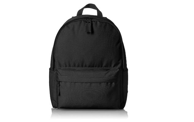 amazon basics rucksack 10l schwarz, ideal für reisen und schule 16,79