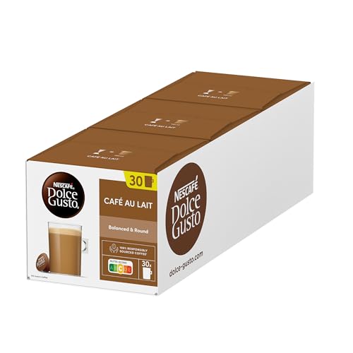 nescaf dolce gusto caf au lait kaffeekapseln 90 kapseln im vorratspack
