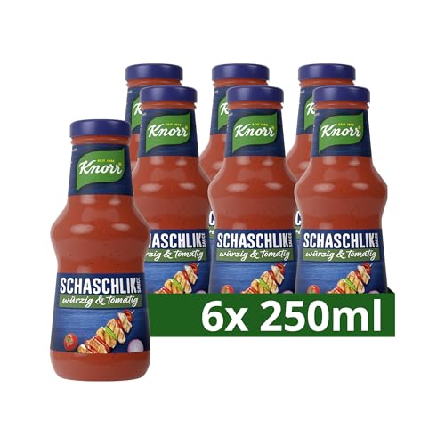 knorr schaschlik schlemmersauce 6er pack 6 x 250 ml