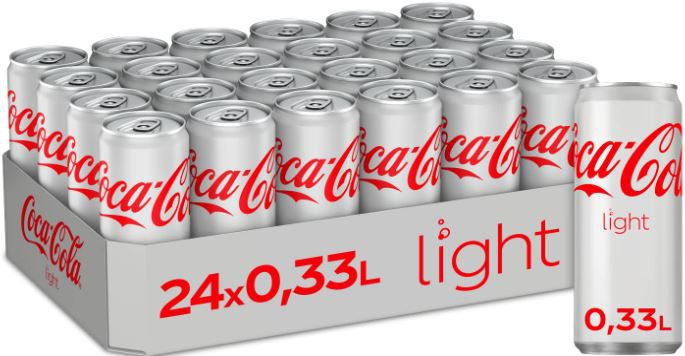 coca-cola light 24er tray 330ml dosen für 14,76 euro lange lieferzeit