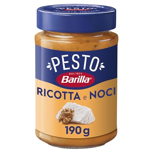 barilla pesto ricotta e noci 190g - glutenfreie pasta-sauce mit ricotta und walnüssen