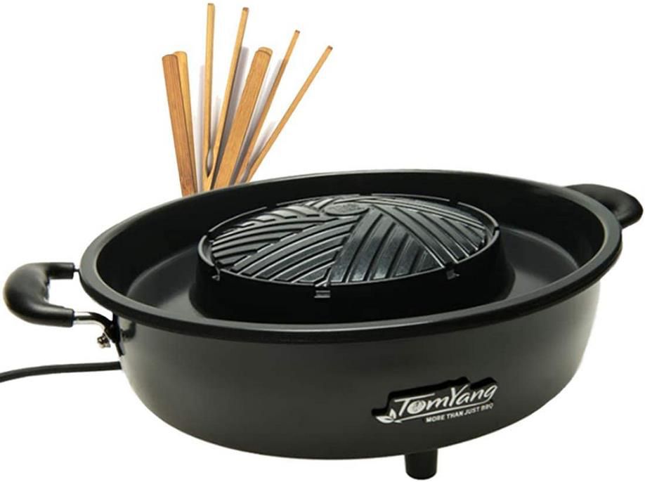 Tomyang BBQ elektrischer grill und hot pot 1800 watt günstig kaufen 126,64