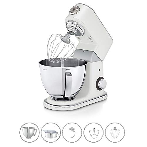 wmf profi plus küchenmaschine 5l schüssel 1000w 3 rührwerkzeuge edelstahl matt